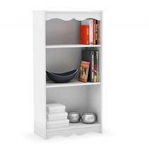 CorLiving Hawthorne Engineered Wood 3 Shelf Bookcase with 2 Adjustable Shelves - Bedroom, Office, Living Room, Multi-Purpose, Décor Holder, Storage Shelving Unit