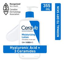 CeraVe Daily Moisturizing Lotion | Body Lotion, Face Moisturizer, and Hand Cream  for Women & Men with Hyaluronic Acid and 3 Ceramides. For Dry Skin & Sensitive Skin | For Normal to Dry Skin,  Fragrance-Free, 355 mL