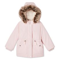 George Toddler Girls' Parka with Faux-Fur Trim