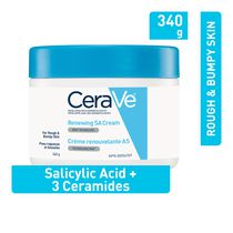 CeraVe Salicylic Acid Cream for Rough and Bumpy Skin | Vitamin D & Hyaluronic Acid Body Cream | Fragrance Free