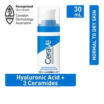CeraVe HYALURONIC Acid Face Serum, Hydrating Serum for Face with Hyaluronic Acid & 3 Essential Ceramides, for Men & Women, Normal To Dry Skin. Fragrance Free, Non-Comedogenic, Paraben-Free, 30ML