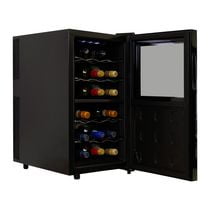 Koolatron cellier à vin thermoélectrique à 2 zones pour 18 bouteilles