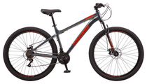 Mongoose Durham mountain bike, 21 speeds, 29-inch wheels, gray