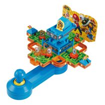 Epoch Games Super Mario Maze Game DX, Tabletop Skill and Action Game with Collectible Super Mario Action Figures, Ages 4+