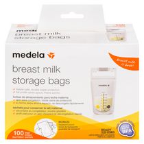 Sacs de conservation pour lait maternel 100