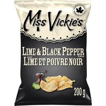Miss Vickie's Lime et poivre noir croustilles cuites à la marmite