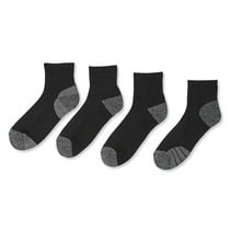 Athletic Works Men's Anklets 4-Pack
