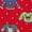 Red, variant on Happy Foot by McGregor Ugly Sweater Crew