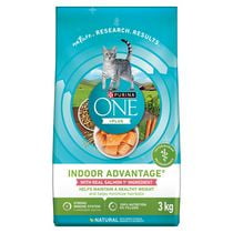 Purina ONE +Plus Indoor Advantage Salmon, Dry Cat Food, 1.8-3 kg