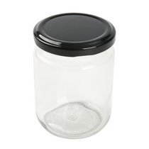 Mainstays 240ml Pot à confiture en verre avec couvercle en étain