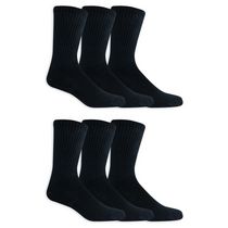 Athletic Works Men's Cotton Crew Socks 6-Pack