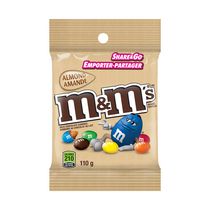 M&M's, Almond Milk Chocolate Candies, Sharing Bag, 110g