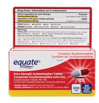 Equate Extra Strength Acetaminophen Tablets