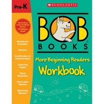 Bob Books - More Beginning Readers Workbook | Phonics, Writing Practice, Stickers, Ages 4 and up, Kindergarten, First Grade (Stage 1: Starting to Read)