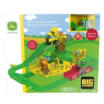 john deere big loader motorized toy train set