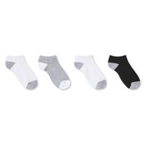 George Girls' Low-Cut Socks 4-Pack, Sizes 11-2/3-6