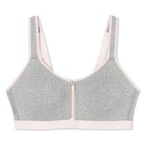 Athletic Works Women's Zip-Front Sports Bra