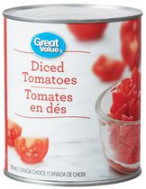 Tomates en dés de Great Value