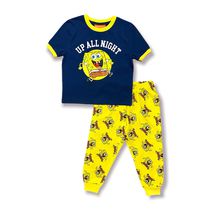 Sponge Bob Toddler Boy's Short Sleeve Top and Pant Pyjamas 2 Piece Set