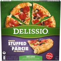 Delissio Stuffed Crust Deluxe Pizza 744 g