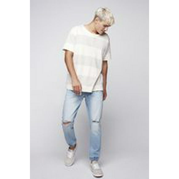 Jeaniologie ™  5 Pocket Flex Denim Classic Jogger - Blue Stone Bleach