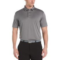 PGA TOUR Course Essentials Men's Easy Care Solid Golf Polo Shirt, PGAT Course Essentials Men's Polo