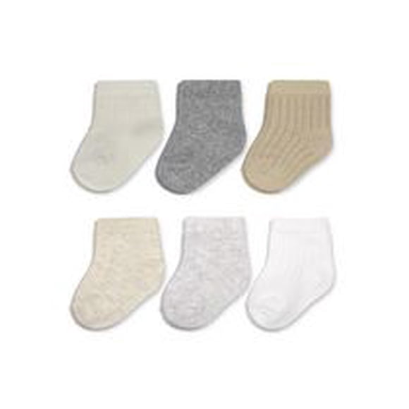 Carter's Child of Mine, Infant Boy 6pk Ribbed Crew