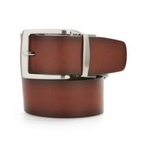 PGA TOUR Reversible Brown Burnish Crest Golf Belt