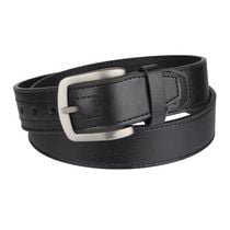 Genuine Dickies Men's 38 mm Industrial Strength Black Leather Belt