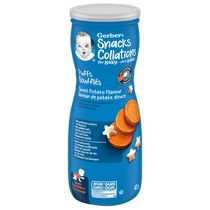 SOUFFLÉS GERBER® Saveur de patate douce, collations pour bébés, 42 g