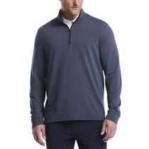 Ben Hogan Performance Men's Long Sleeve Lightweight Feeder Stripe Golf Polo Sweater