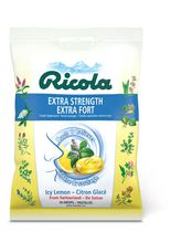 Ricola Extra Strength Icy Lemon Cough Drops, 19 Count