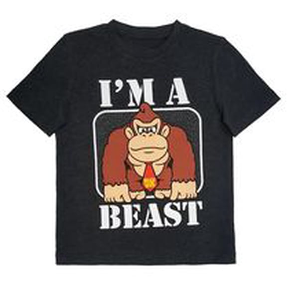 Donkey Kong Boys' Short Sleeve T-Shirt