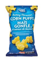 Maïs gonflé Great Value à saveur de beurre
