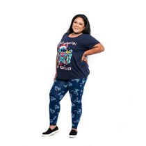 Ladies Plus Disney Stitch Leggings