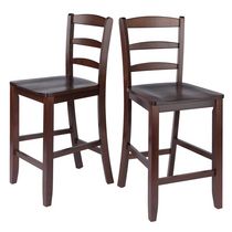 Winsome 94244 counter ladder back stool