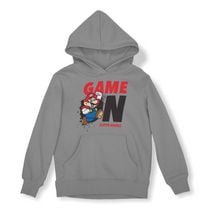 Nintendo Boy's long sleeve hoodie with pouch