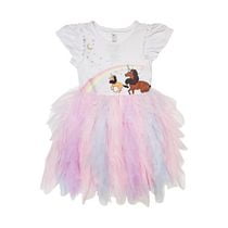 Robe de rêve afro licorne pour toute-petite fille