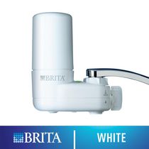 Brita Basic On Tap Faucet Water Filter System, White