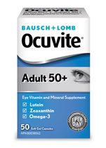 Bausch + Lomb Ocuvite Vitamines Oculaire Adulte 50+, paq. de 50 gélules
