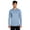 Faded Denim Heather, variant on Reebok Men's Stride Performance Long Sleeve Shirt