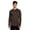 Chocolate Brown Heather, variant on Reebok Men's Stride Performance Long Sleeve Shirt