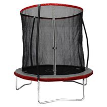 TRAINOR SPORTS 8 FT Trampoline and Enclosure Combo | Jumping Mat and Full Coverage Spring Padding 18201920080US