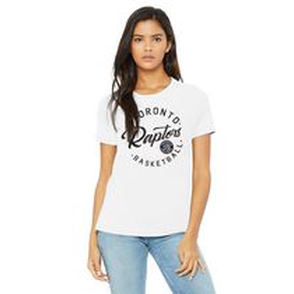 Licensed NBA Toronto Raptors Basketball White Short Sleeve Junior Tee