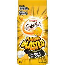 Craquelins Goldfish Explosion de saveurs au cheddar et à la crème sure