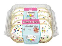 Kimberly's Bakeshoppe® Biscuits au sucre glacés à la vanille avec glaçage blanc, paquet de 10