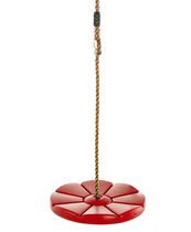 Swingan - Cool Disc Swing avec corde réglable - Entièrement assemblé - Rouge