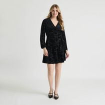 Mexx Women’s Burnout Velour Dress