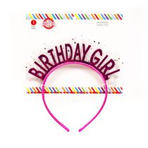 Party- Eh! Serre-tête en tulle « Birthday Girl » par Horizon Group USA