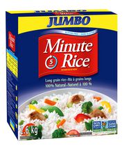 Minute Rice® Premium Instant Long Grain White Rice, 2.6 kg Jumbo